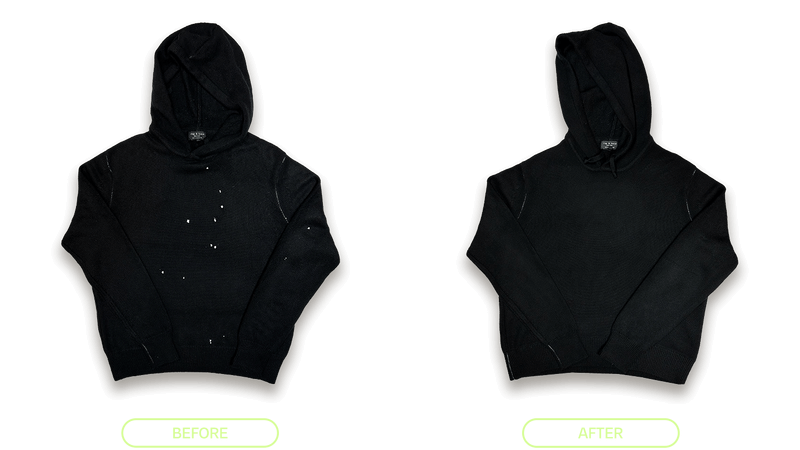 Rag & Bone Sweater Repair - Before & After